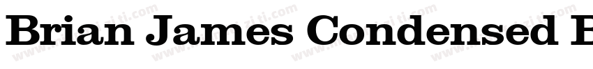 Brian James Condensed Bold字体转换